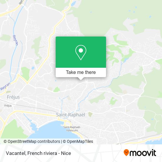 Vacantel map