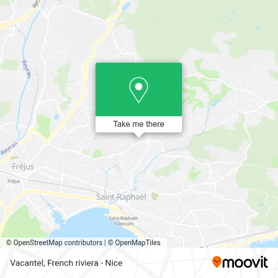 Vacantel map