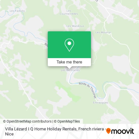 Villa Lézard I Q Home Holiday Rentals map