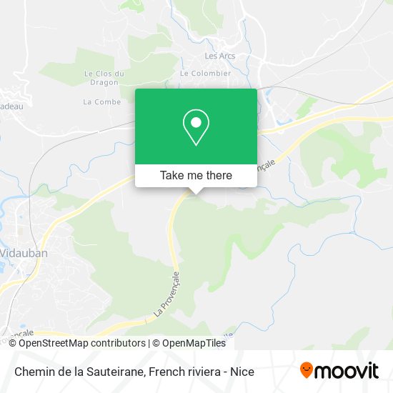 Chemin de la Sauteirane map