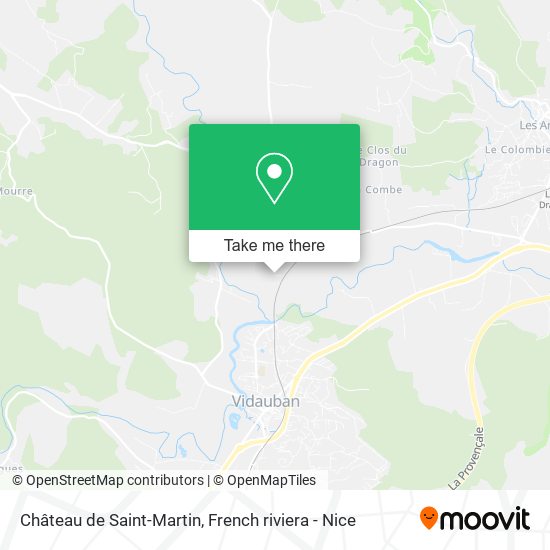 Château de Saint-Martin map