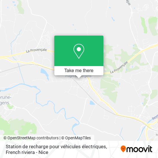 Station de recharge pour véhicules électriques map