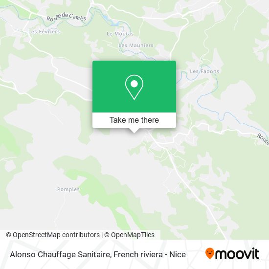 Alonso Chauffage Sanitaire map