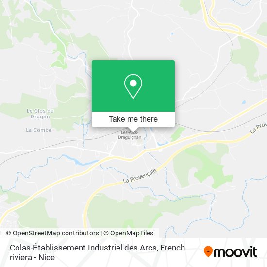 Colas-Établissement Industriel des Arcs map