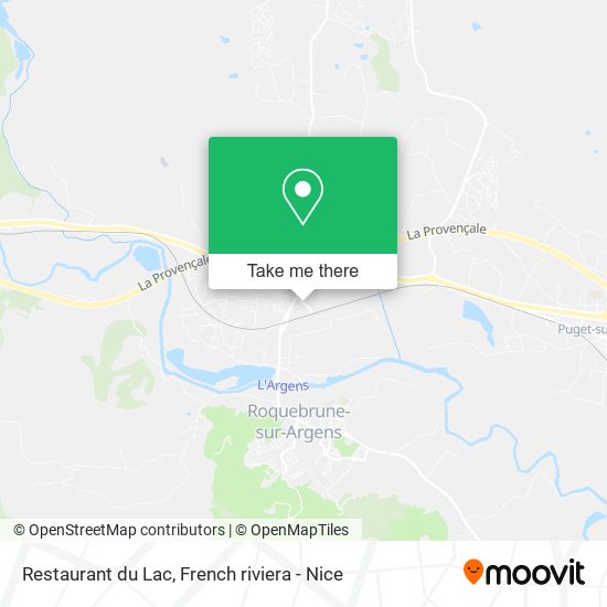 Restaurant du Lac map