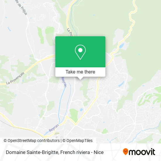 Domaine Sainte-Brigitte map