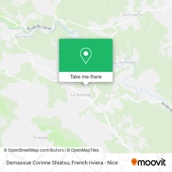 Demassue Corinne Shiatsu map