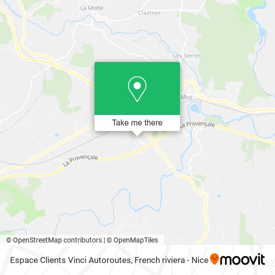 Espace Clients Vinci Autoroutes map