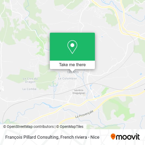 François Pillard Consulting map