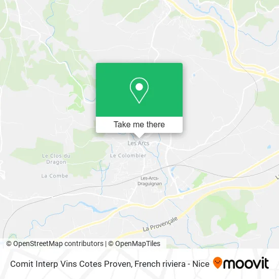 Comit Interp Vins Cotes Proven map