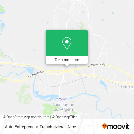 Auto Entrepreneur map