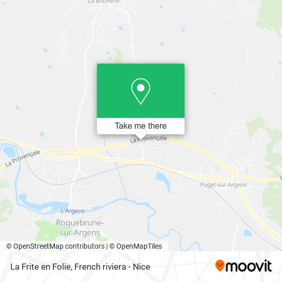 La Frite en Folie map