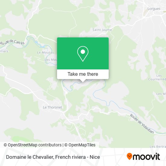 Domaine le Chevalier map