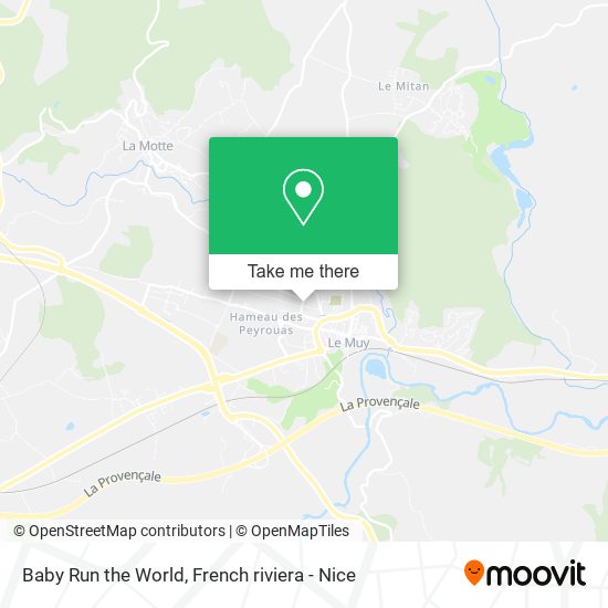 Baby Run the World map