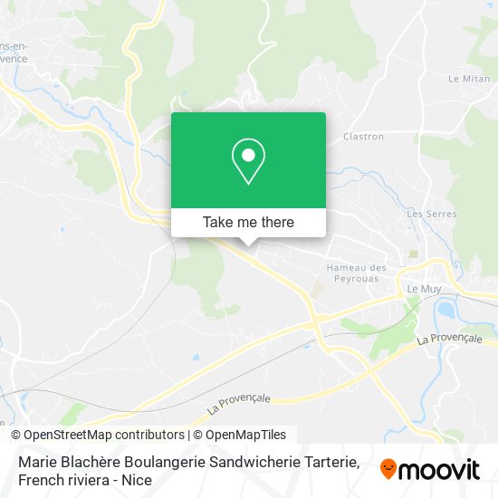 Marie Blachère Boulangerie Sandwicherie Tarterie map