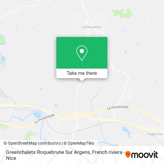 Greenchalets Roquebrune Sur Argens map