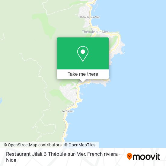 Restaurant Jilali.B Théoule-sur-Mer map