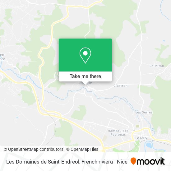 Les Domaines de Saint-Endreol map