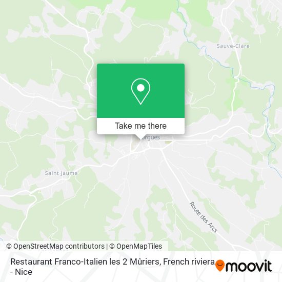 Restaurant Franco-Italien les 2 Mûriers map