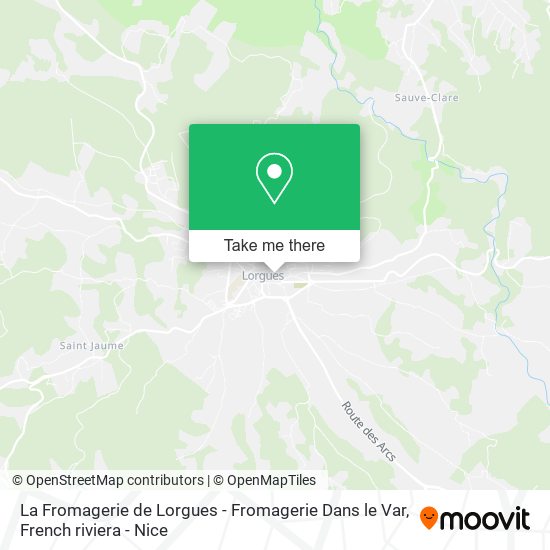 La Fromagerie de Lorgues - Fromagerie Dans le Var map