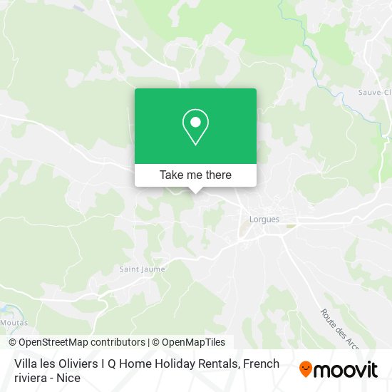Villa les Oliviers I Q Home Holiday Rentals map