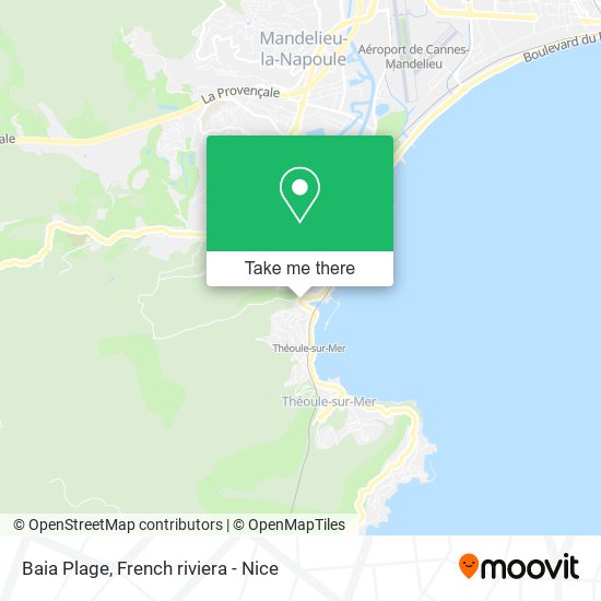 Baia Plage map