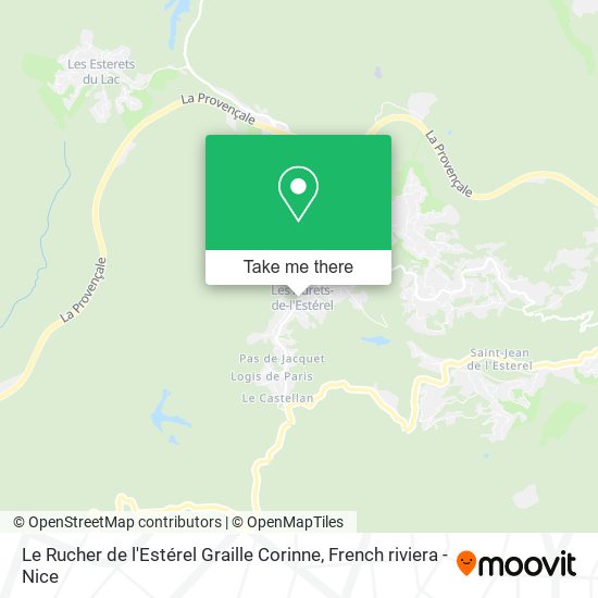 Le Rucher de l'Estérel Graille Corinne map