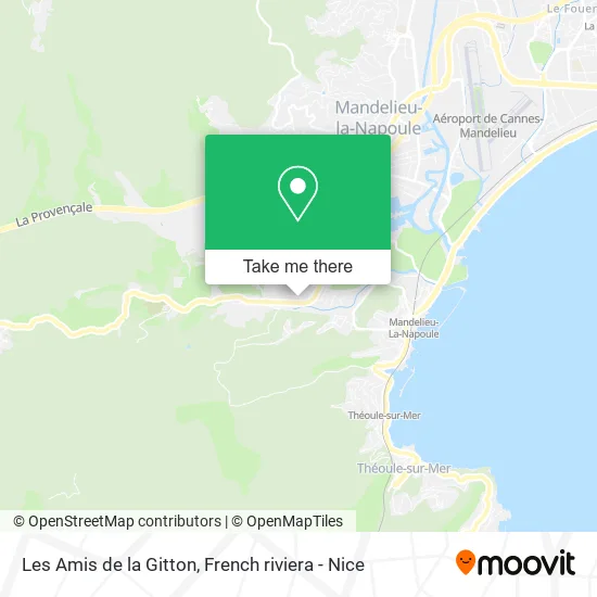 Les Amis de la Gitton map