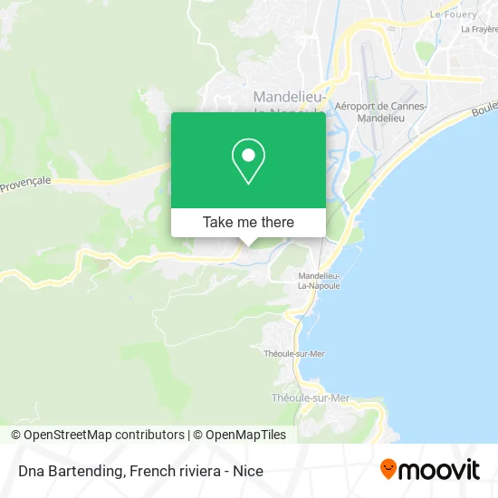 Dna Bartending map