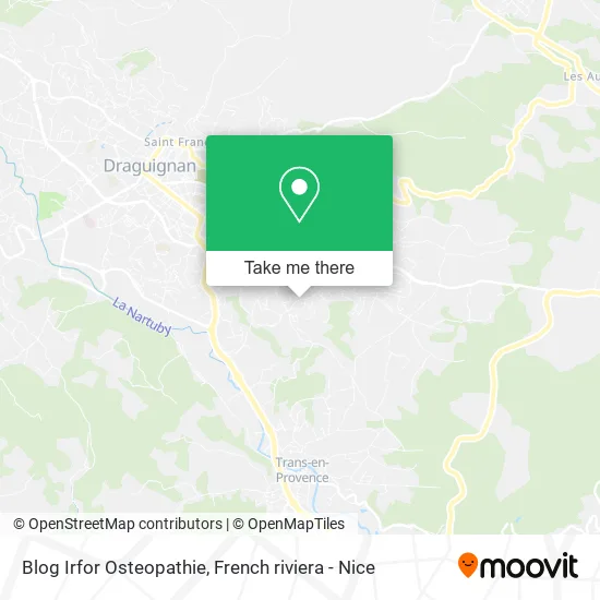Blog Irfor Osteopathie map