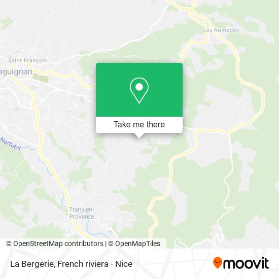 La Bergerie map