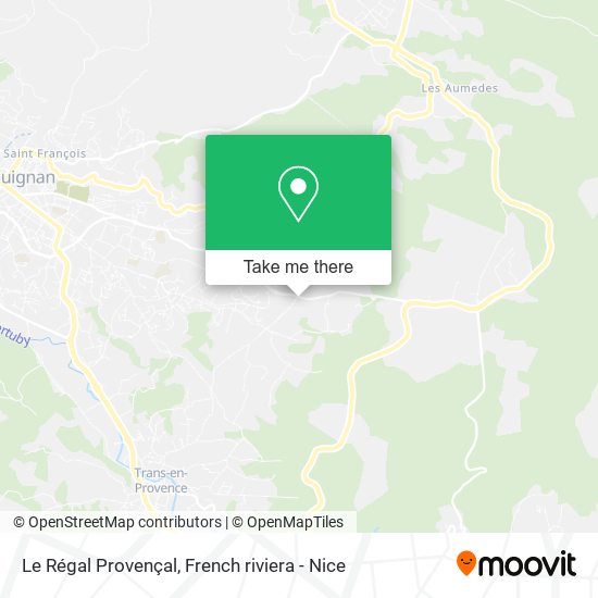 Le Régal Provençal map