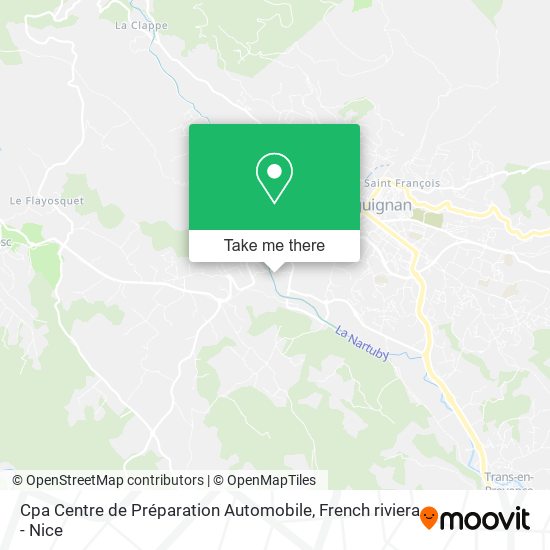 Cpa Centre de Préparation Automobile map