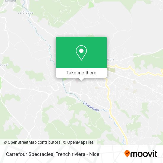 Carrefour Spectacles map