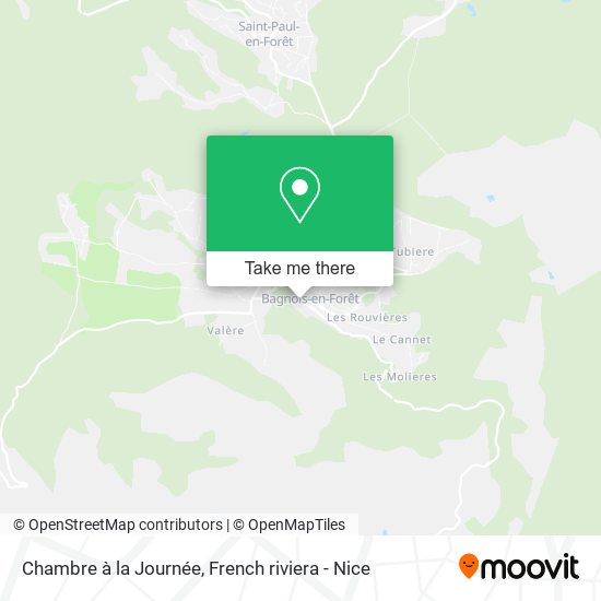 Chambre à la Journée map