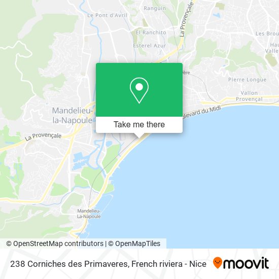 238 Corniches des Primaveres map