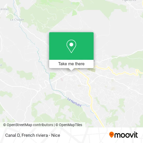 Canal D map