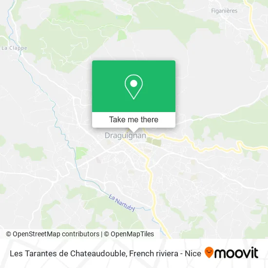 Les Tarantes de Chateaudouble map