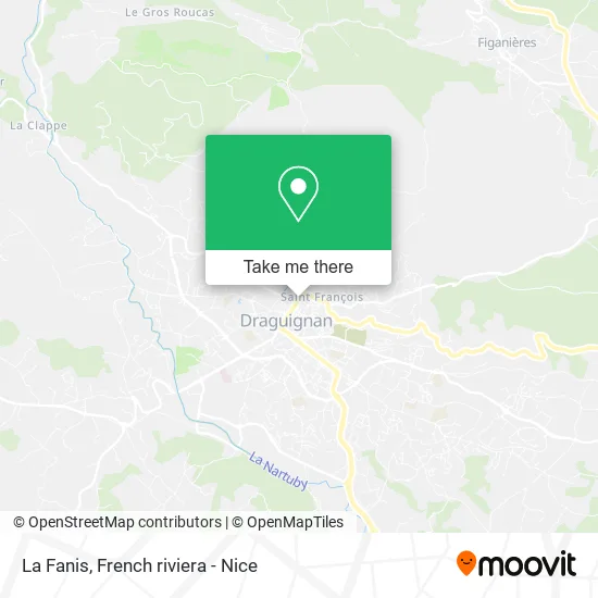 La Fanis map