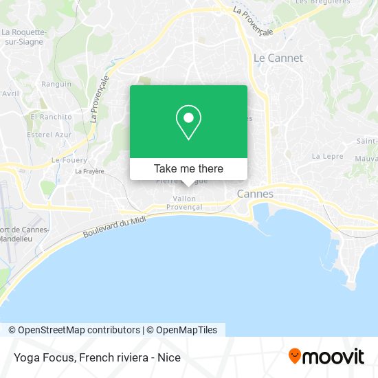 Yoga Focus map