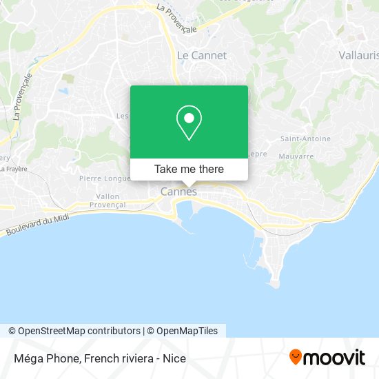 Méga Phone map