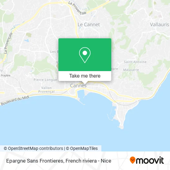 Epargne Sans Frontieres map