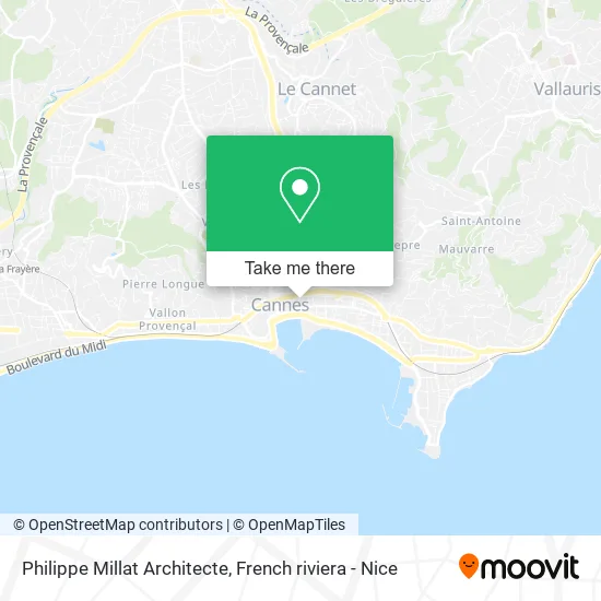 Philippe Millat Architecte map