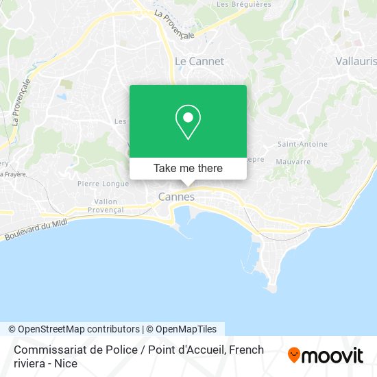 Commissariat de Police / Point d'Accueil map