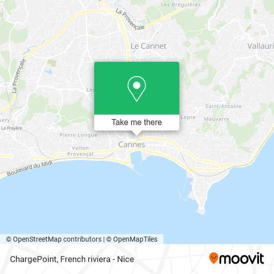 ChargePoint map