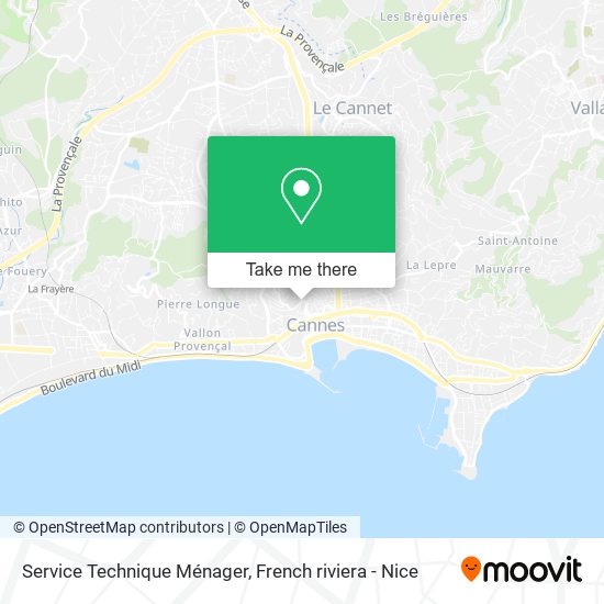 Service Technique Ménager map