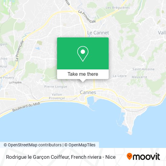 Rodrigue le Garçon Coiffeur map