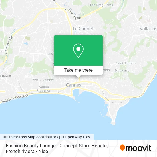 Fashion Beauty Lounge - Concept Store Beauté map