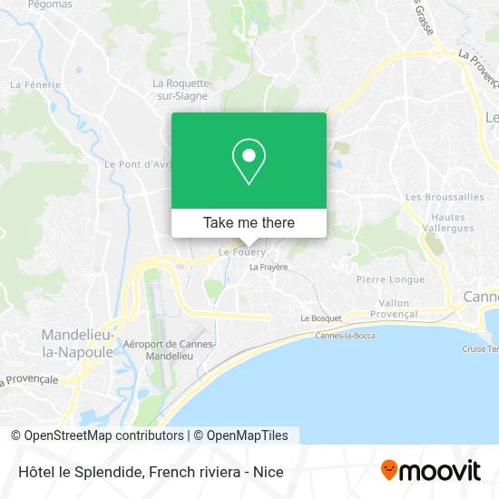 Hôtel le Splendide map