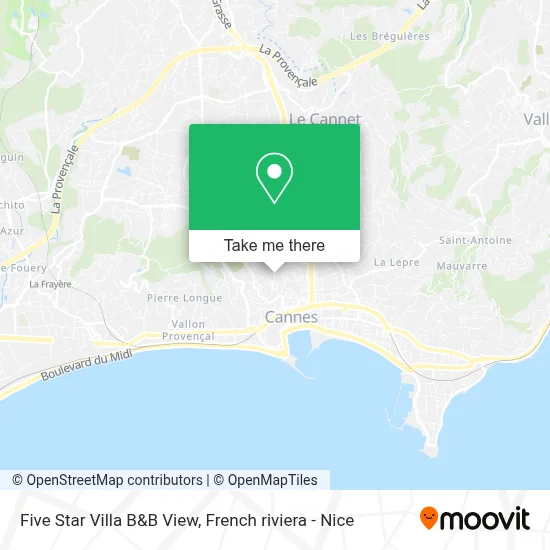 Five Star Villa B&B View map